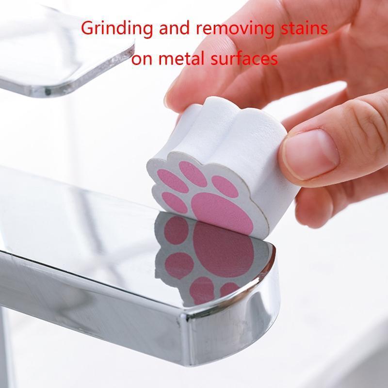 Cartoon Cat Claw Scrubber Wiper Descaling Glass Cleaner Brush Cleaning Tool