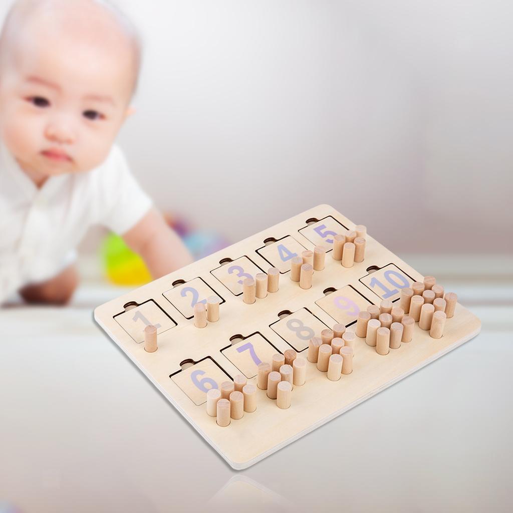 Montessori Educational Mathematics  Number Counting Board Festival
