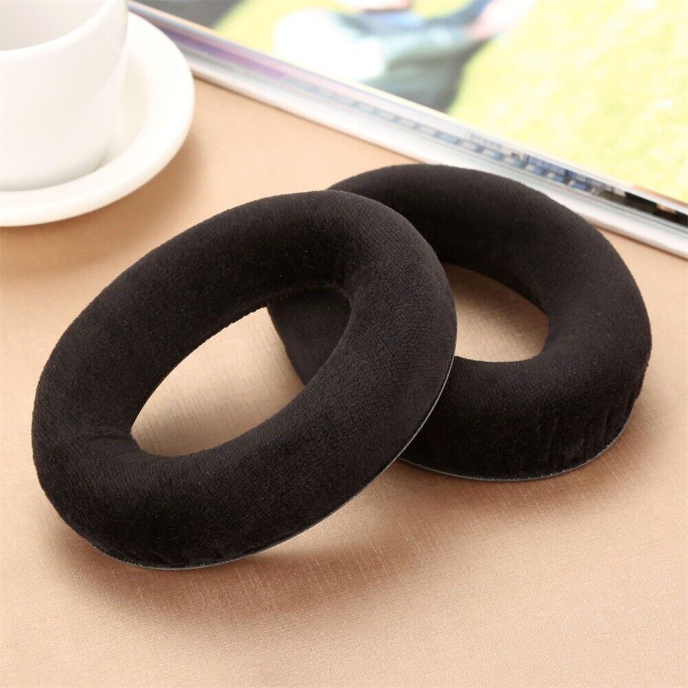 1 Pair High Elasticity Soft Foam And Velour Earpads Replacement Pads Cushion