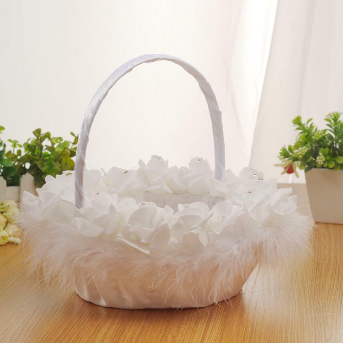 Flower Girl  Decorative Storage  Petals Holder Gift for
