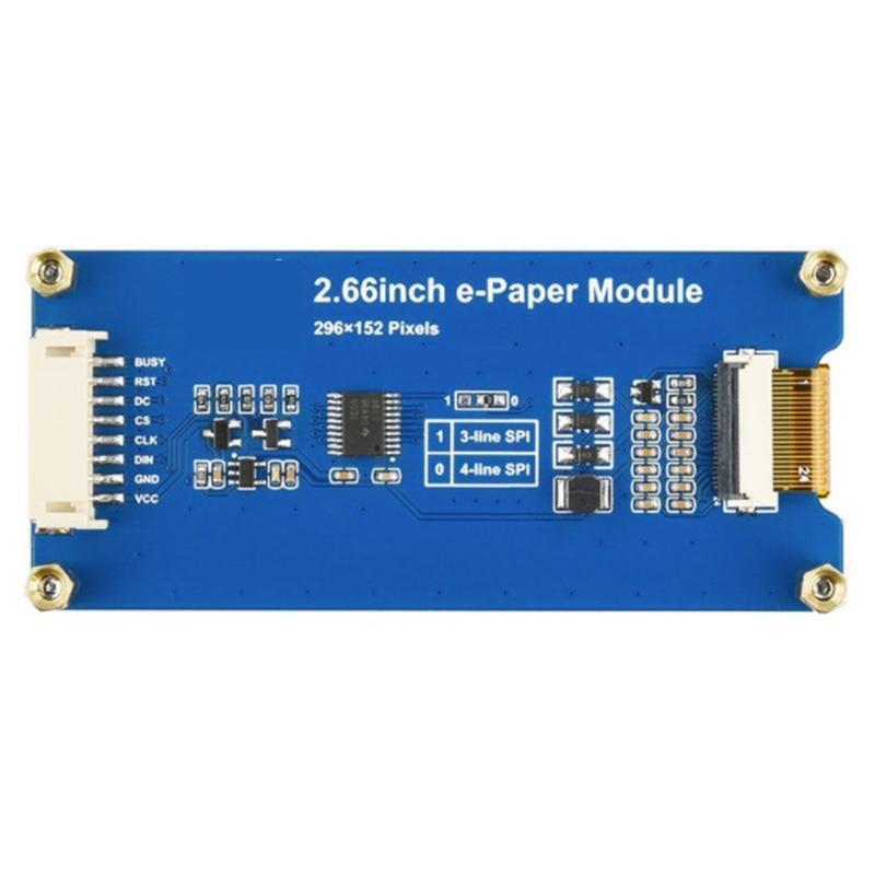 2.66" E-Ink Display Module E-paper Sreen with Embedded Controller SPI Interface