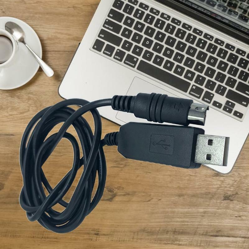 Black Efficient Data Line USB Power Compatible with Yaesu FT 100 FT 817ND