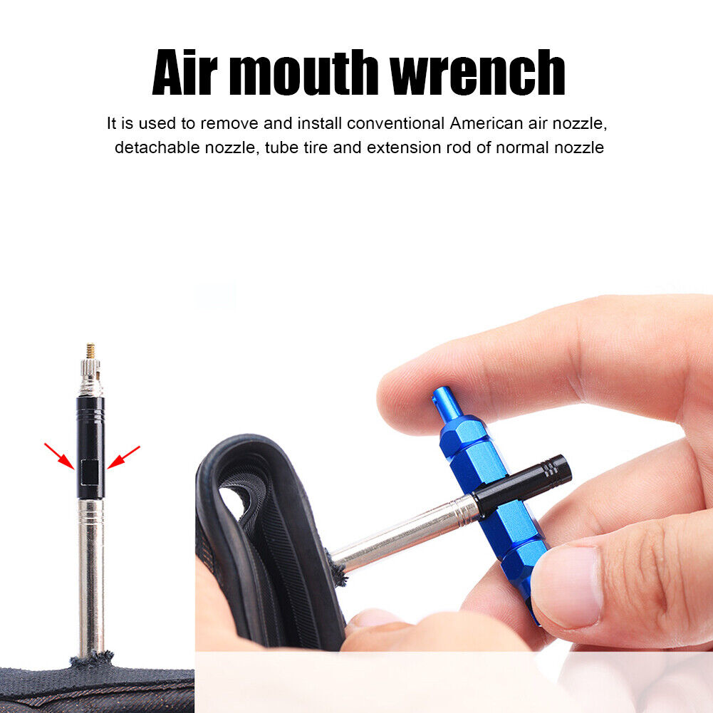 RISK Bicycle Wrench Valve Core Aluminum MTB Tire Tube Nozzle Removal Tools
