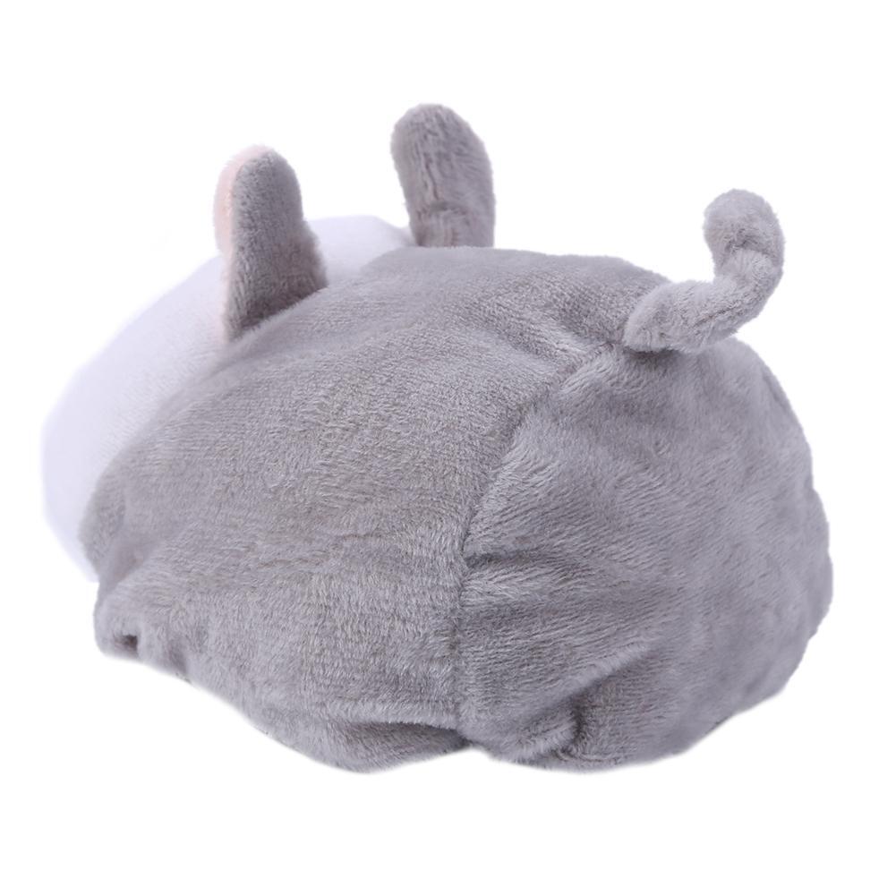 Pet Sleeping House Warm Hamster Puppy Kitten Bed Soft Nest Kennel (Grey)