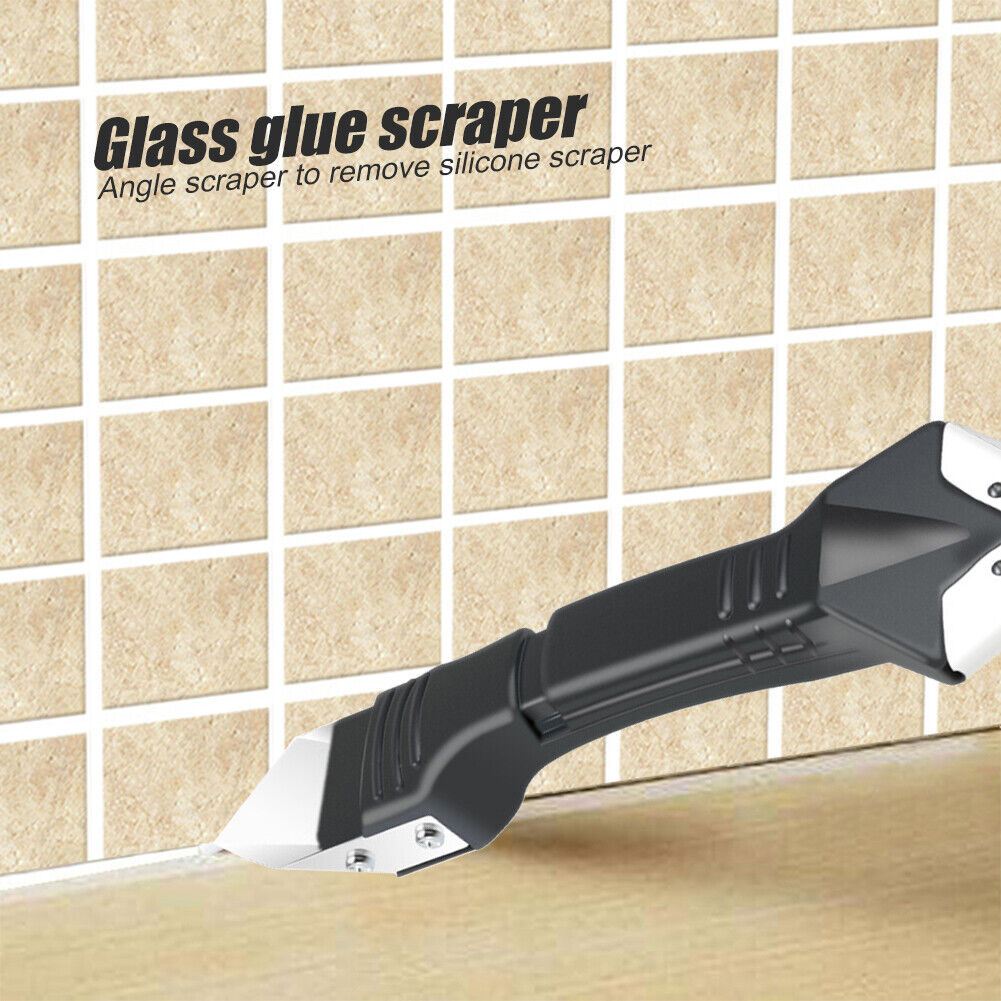 5 in 1 Caulking Removal Glass Glue Angle Scraper Sealant Remover Shovel