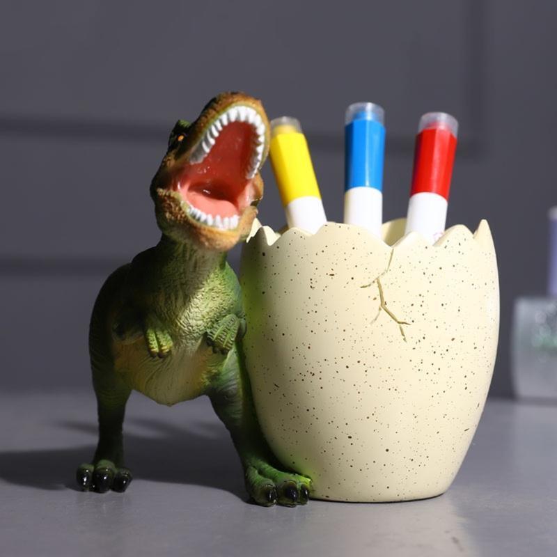 Cute Dinosaur-shaped Pen Holder Stationery Holder Box Great Giveaway Choice