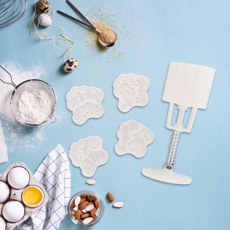Cartoon Patterns Shaped Stamps for Mid-Autumn Festival for DIY Bake Mooncakes