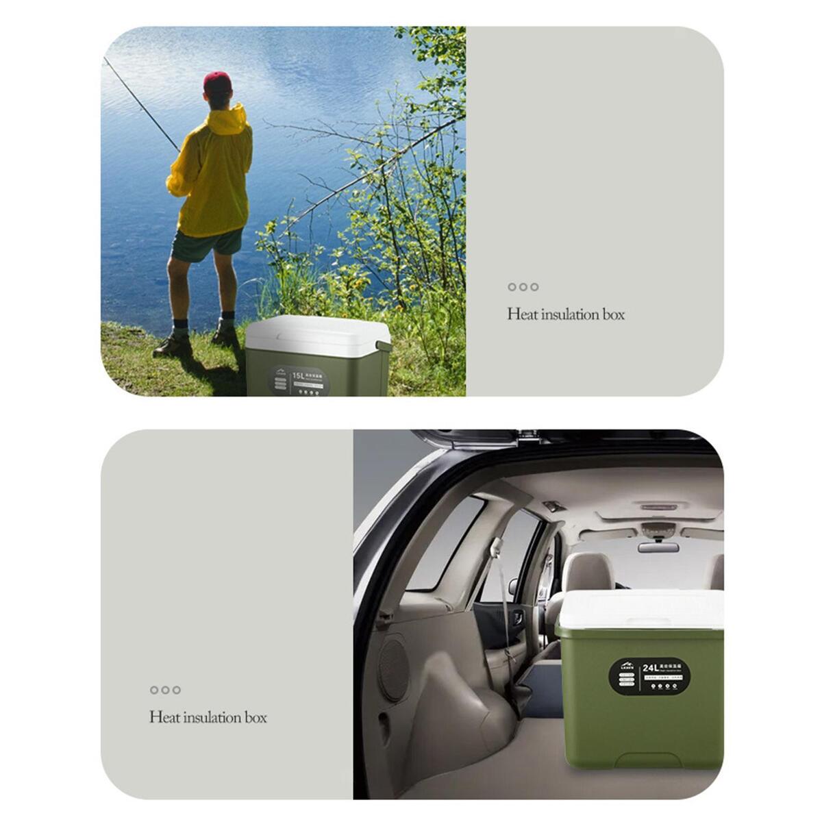 Insulated Thermal Box Refrigerator Cooler Bag for Transportation Fishing RV