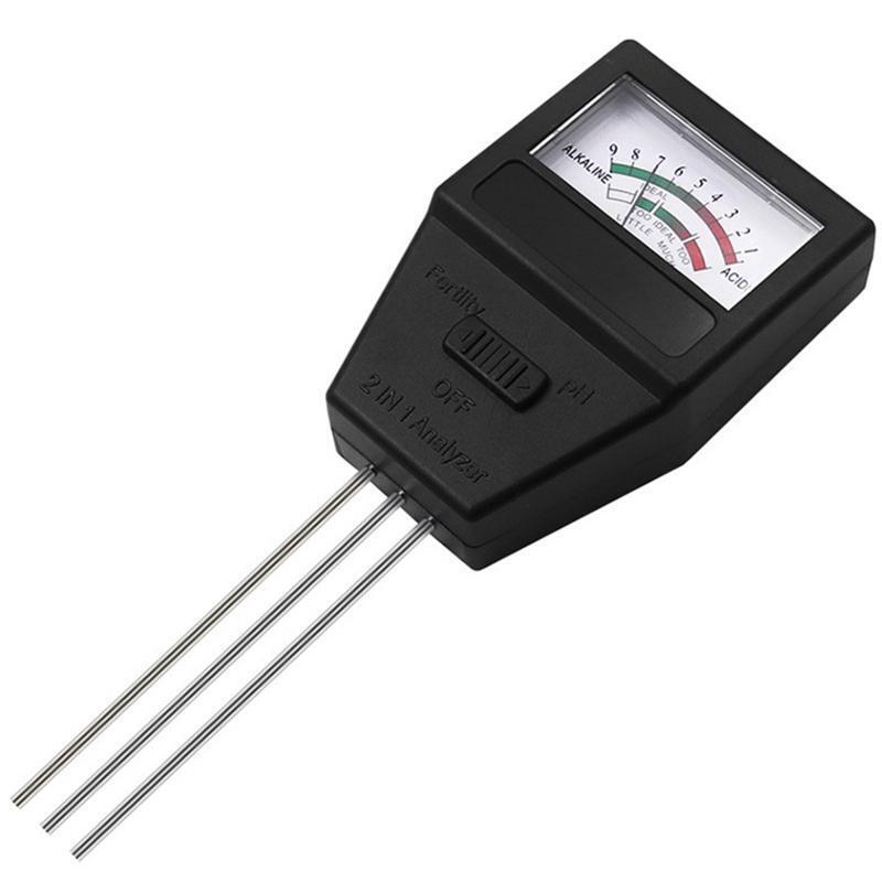Soil PH Fertility Meter with 3 Probes for Garden Farm Lawn Outdoor & Indoor