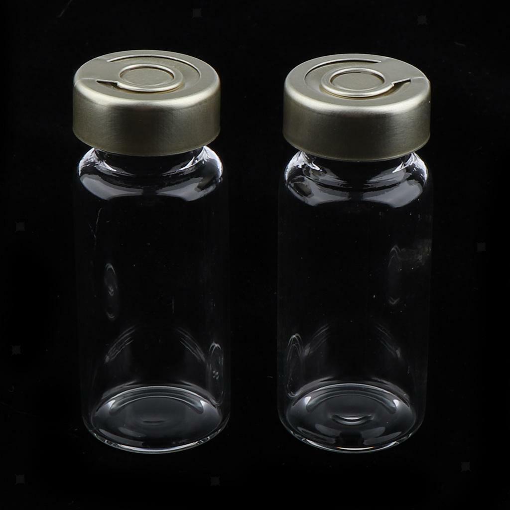 20pcs Refillable Empty Bottle   Powders - Clear, 10ml