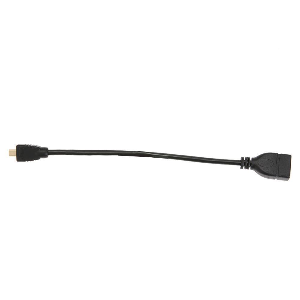 Micro HDMI-compatible Male to HDMI-compatible Female Adapter Connector Cabl