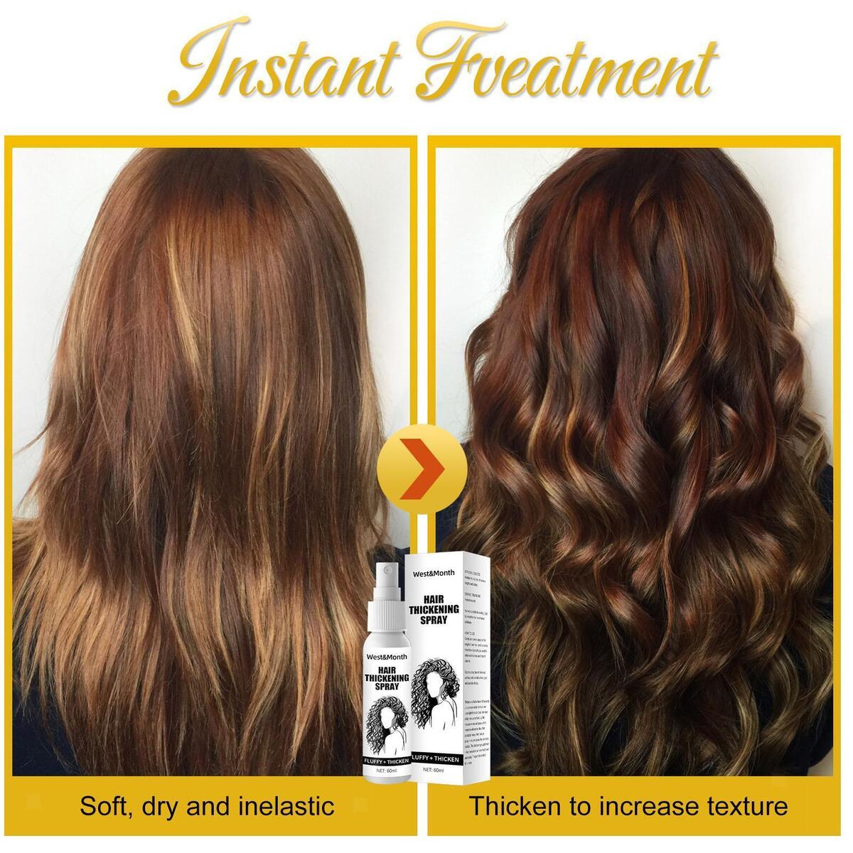 Thickening Spray 60ml  Building  Gel Thin   Frizz for