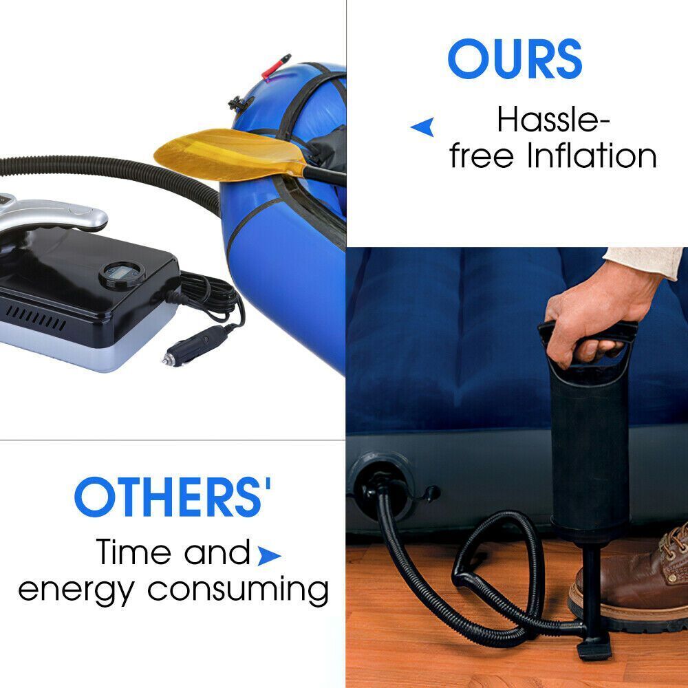 Electric High Pressure Pump Car Inflatable Pump Paddle Board Air Pump