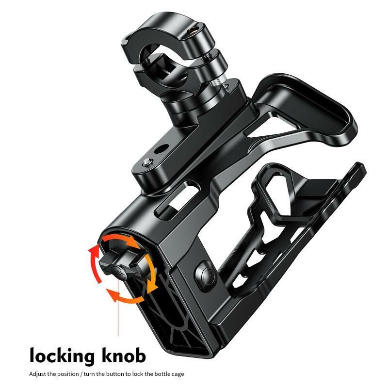Heavy Duty Bike Water Bottle Holder with CR2032 Battery Powered Bikes Holders