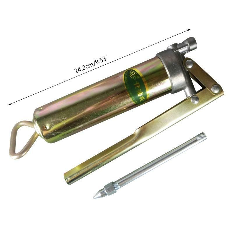 Durable Metal High Pressure Oiler Mini Grease Gun Lubricating Oil Syringe 200cc