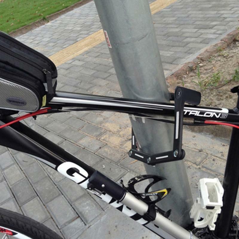 Heavy Duty Foldable Bicycle Lock MTB Road Bike Security Anti-theft Steel Lock