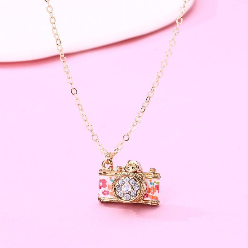 Flash Camera Pendant Necklace Photoflash Camera Necklace Camera Exquisite