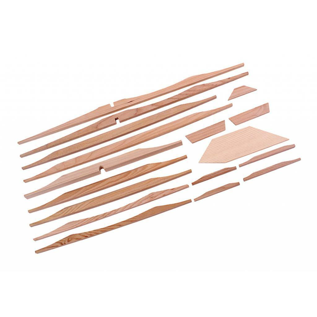 17 Pcs Spruce Brace  Kit for Acoustic Folk Guitar Maker DIY Supplies #2