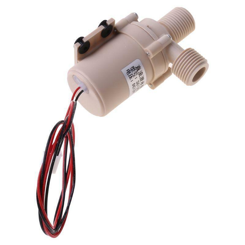 12V Solar Submersible Hot Water Pump Circulation 212° F Brushless Motor High