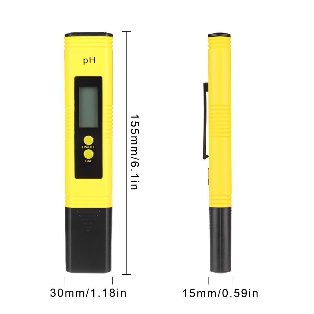 Pool Hydroponics Test PH Tester Pen PH Meter Tester Water Monitor LCD Digital