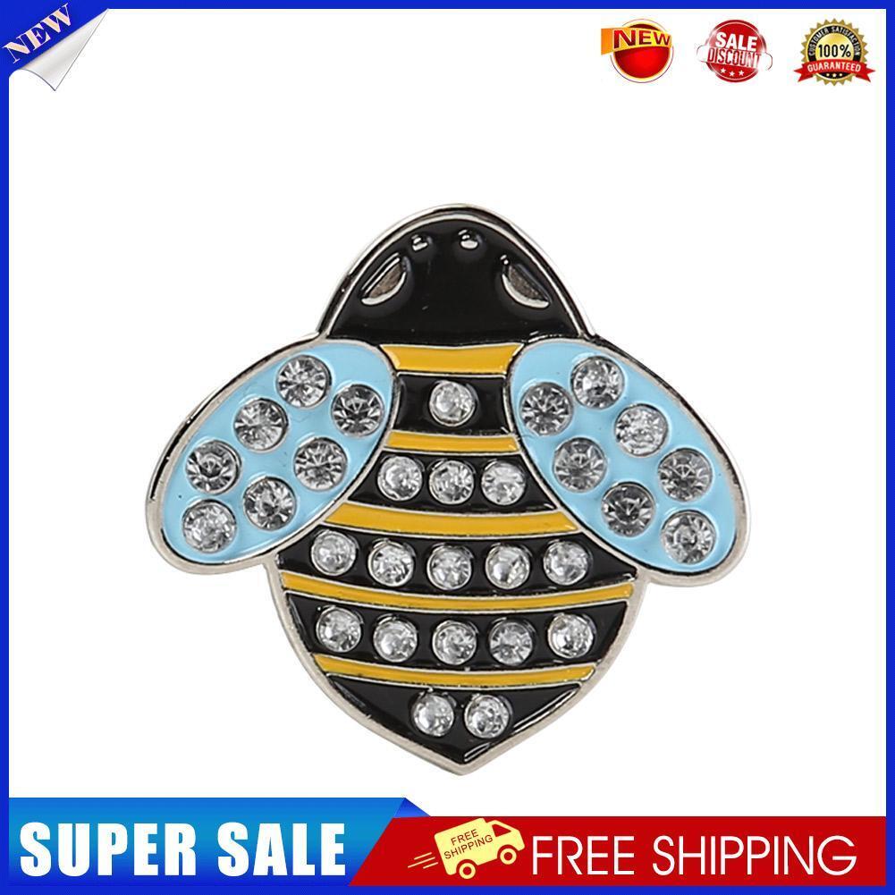 Golf Ball Marker Iron+ABS Golf Marker Ball Position Accessories (Yellow)