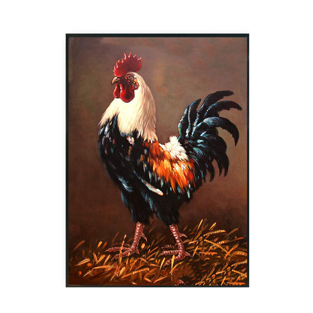 Full Cross Stitch Eco-cotton Thread 11CT Printed Chicken Craft Art Kits