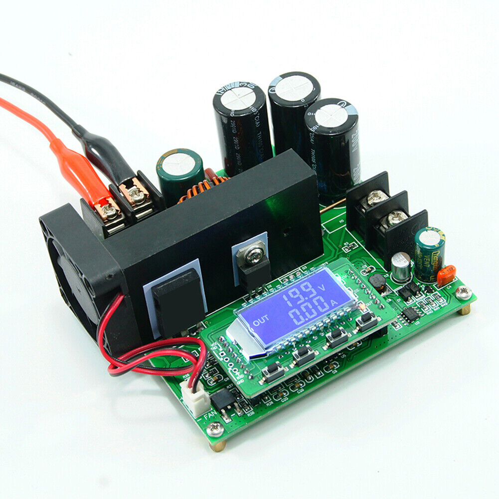 900W 15A DC-DC Boost Power Converter 8-60V to 10-120V CC CV Step Up Module