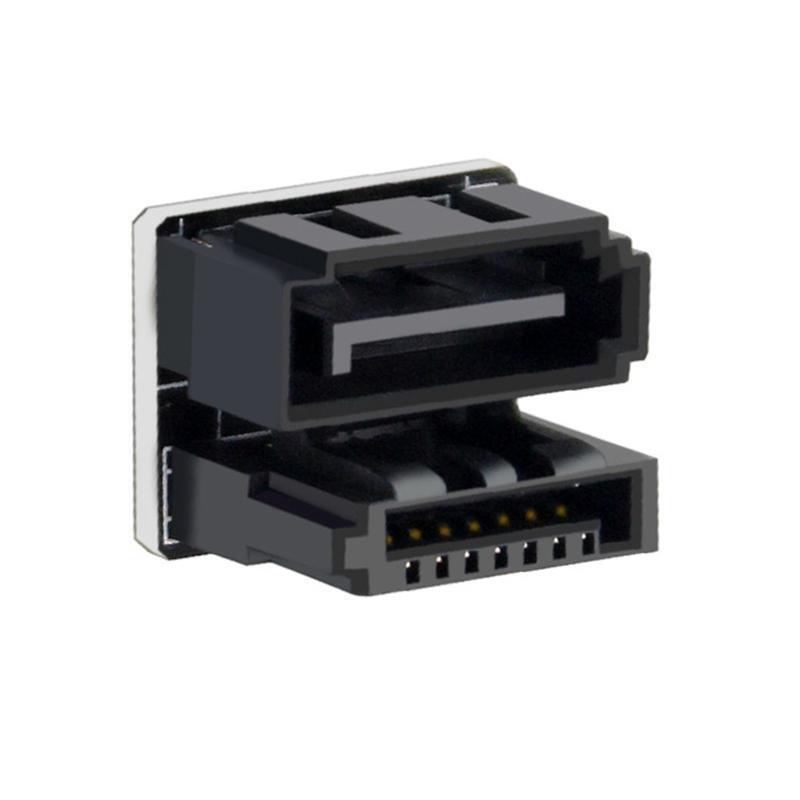 PH571 Sata to Sata 180 High-speed Degree Angle Computer Adapter Converter