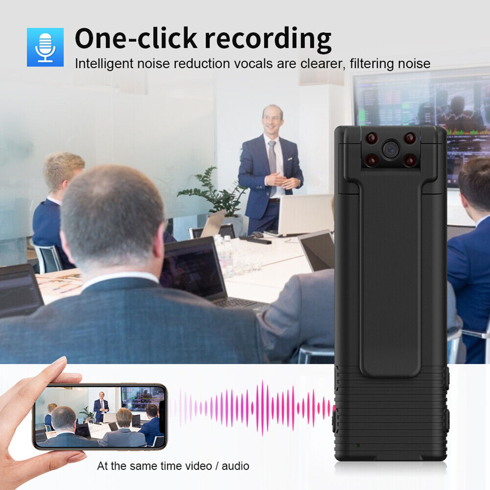 B21 1080P HD Mini Camera Pen Body Wearable DVR Voice Recording Digital Cam