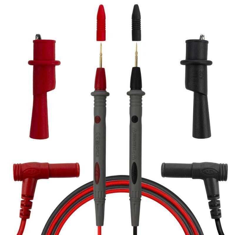 Universal Needle Tip Probe Test Leads Pin Digital Multimeter Multi Meter Tester