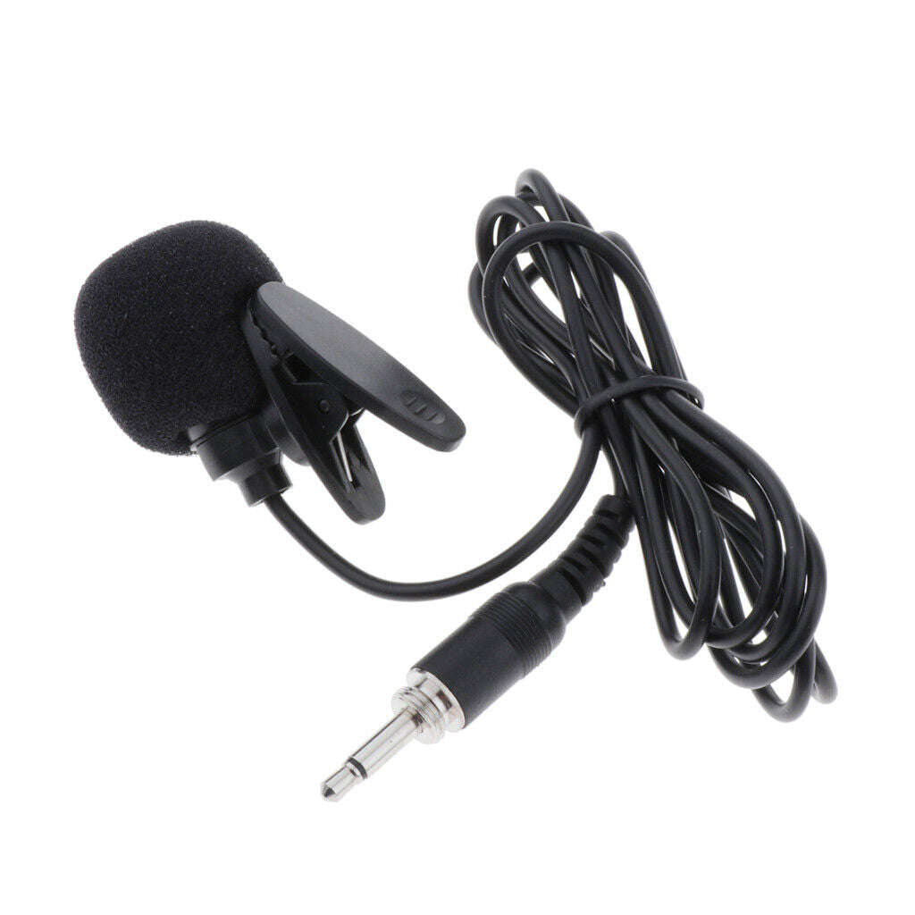 1/8" (3.5mm) TRS Lavaliered styleed style Microphone Cardioid  Tie Clip for