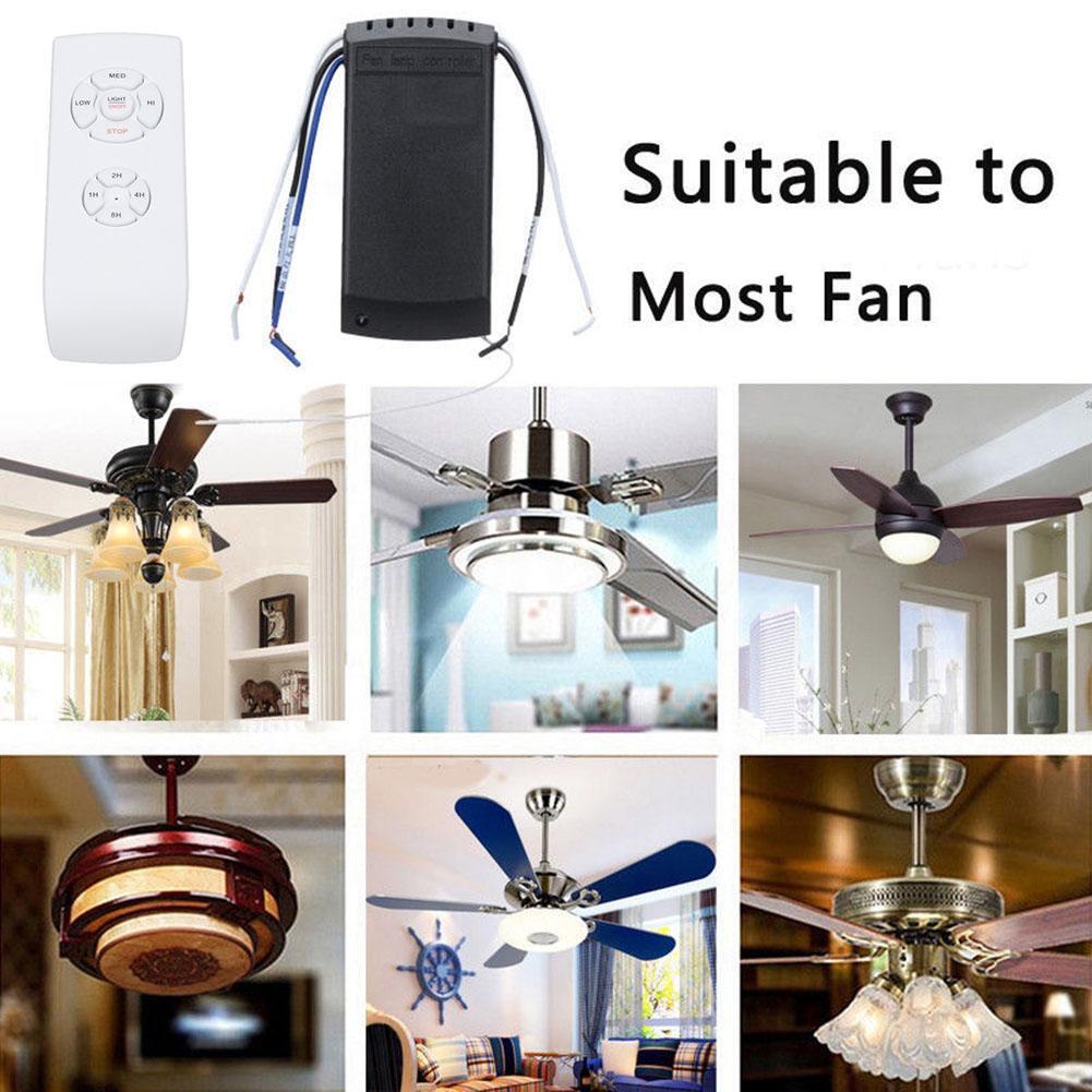 Ceiling Fan Lamp Remote Controller Kit Timing Wireless Intelligent Switch