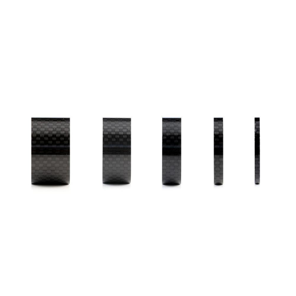 5pcs/set 28.6mm Carbon Fiber Washers MTB Bike Bicycle Headset Stem Spacers
