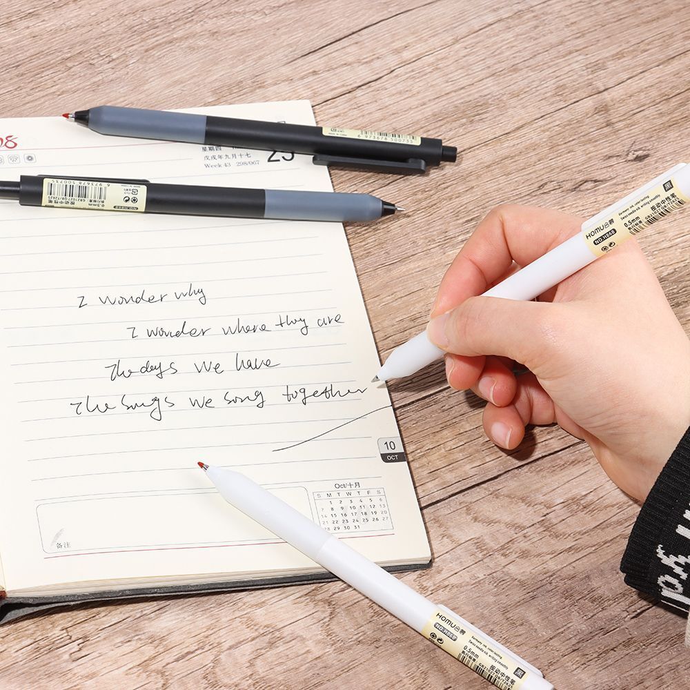 Office Matte Black 0.5mm Writing Supplies Neutral Pen Gel Pen Signature Ink Pen