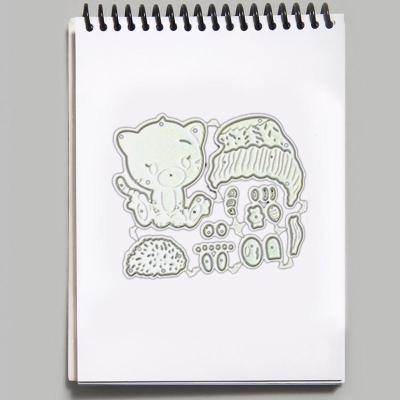 Metal Die-Cuts Making Embossing Scrapbooking Durable Stencils Holiday Tiger