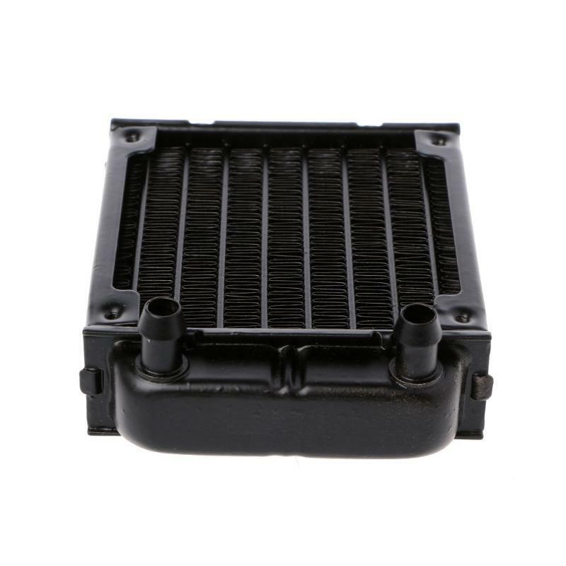 Water Cooler Aluminum Radiator 80mm For Computer  8cm Fan CPU Cooler Heat Sink