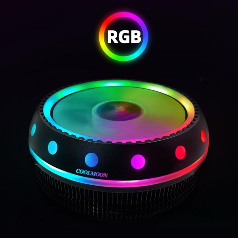 Computer Case Fans for Desktops RGB Quiet CPU PC Multicolored Cooling Fan