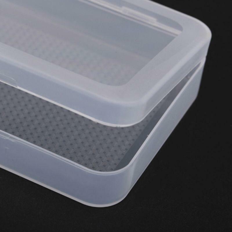 Trading Card Organizer Clear Card Case Empty Plastic Storage Box for Gaming Card