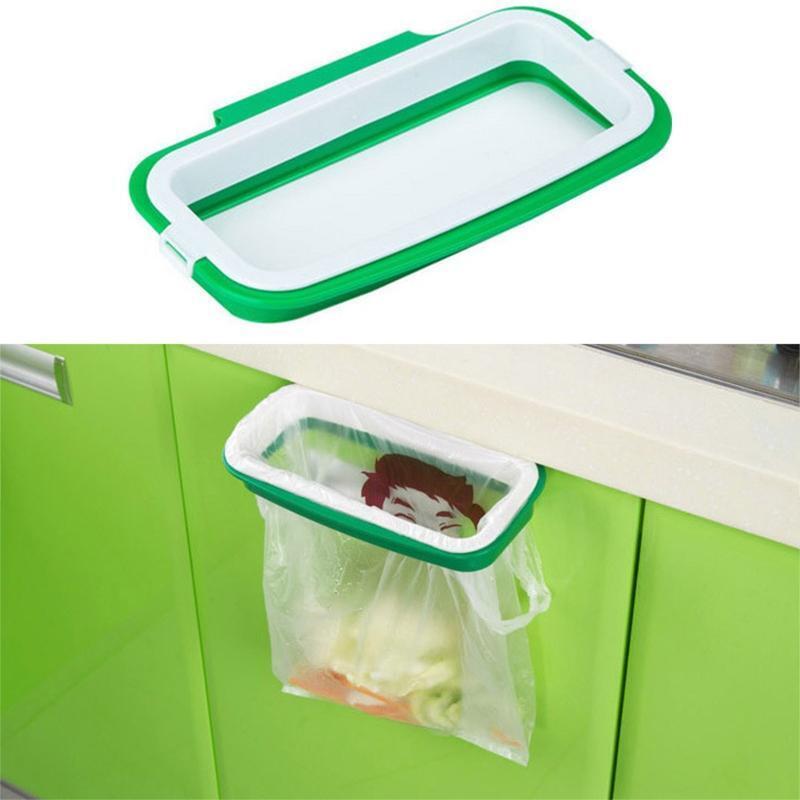 Trash Bag Hanger Portable Garbage Bag Holder Plastic Bracket Stand Rack