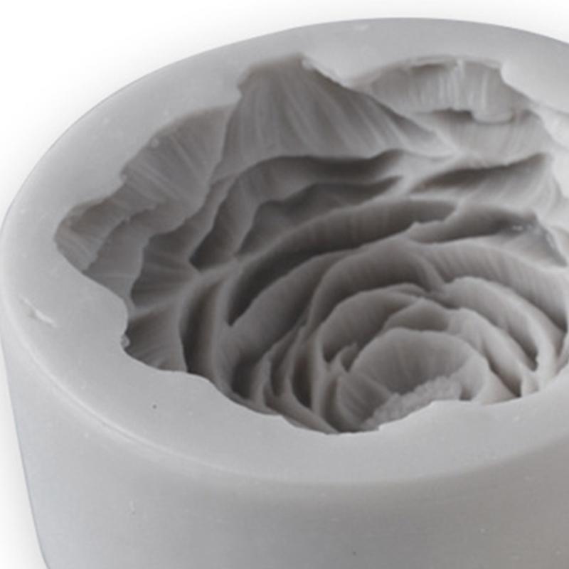 Silicone Large Peony Flower Mold Floral Shape Food Grade Material Candy Cupcake