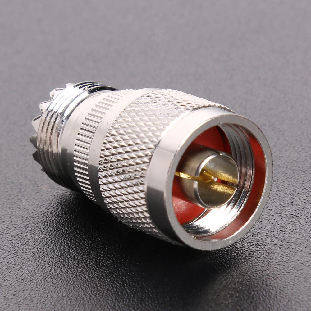 N Type L16 Male Plug to UHF SL-16 PL259 Female RF Coax Adapter Connector