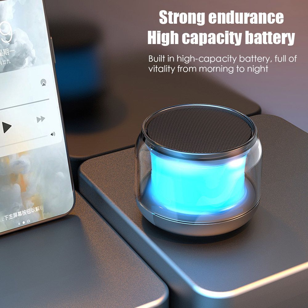 Portable Mini Bass Outdoor Stereo Sound Wireless Colorful Bluetooth Speaker