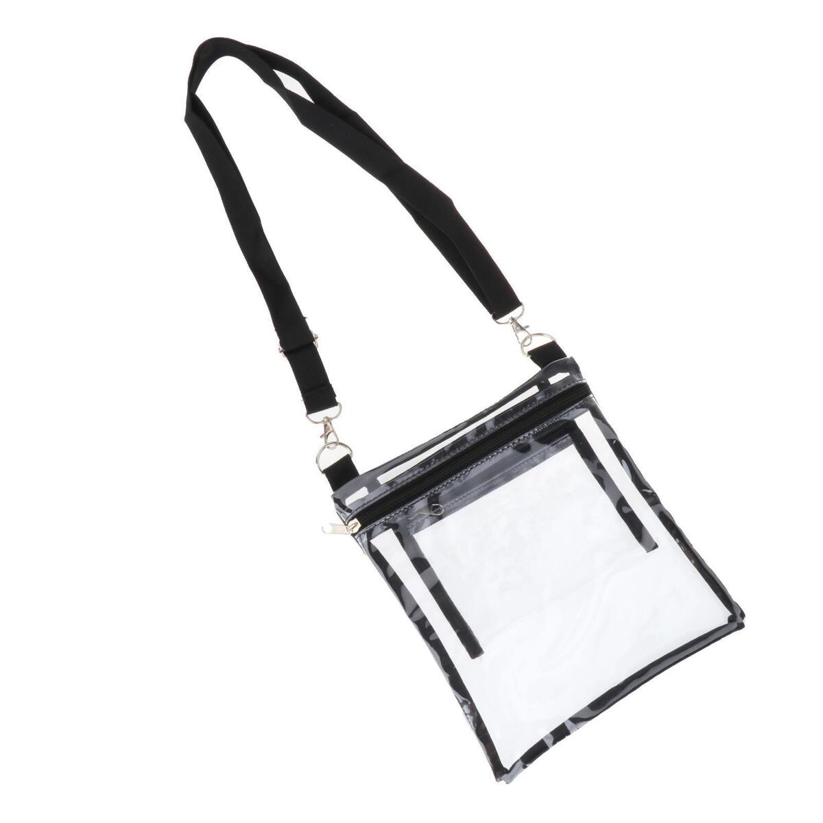 Clear Bag Stadium Approved Tote Purse Adjustable Strap for Sports Events