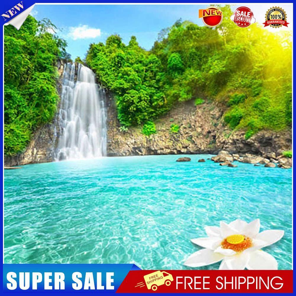 5D DIY Diamond Painting Waterfalls Full Drill Cross Stitch Scenery Picture