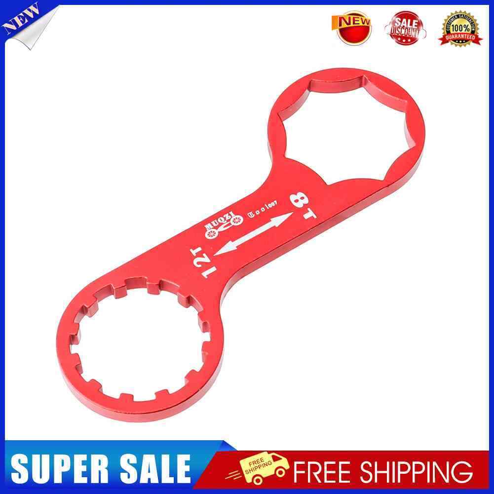 MUQZI MTB Bicycle Front Fork Cap Removal Wrench for XCM/XCR/XCT/RST (Red)