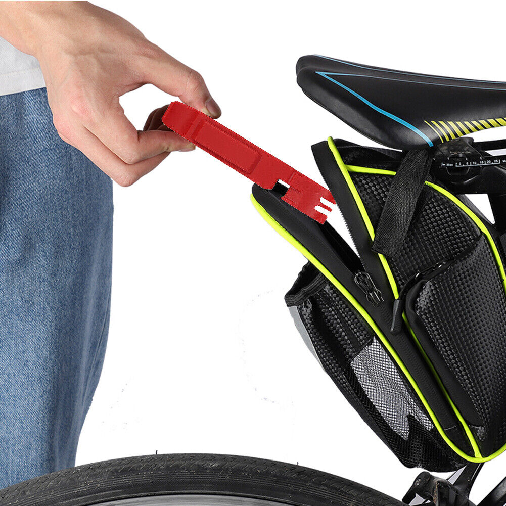 2pcs Bicycle Tire Lever MTB Bike Link Chain Plier Pry Bar Repair Tool (Red)