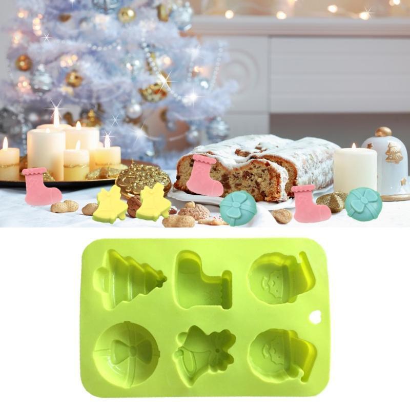 Santa Claus Decoration Silicone Beauty Molds for Home Decoration Jewelry Tool