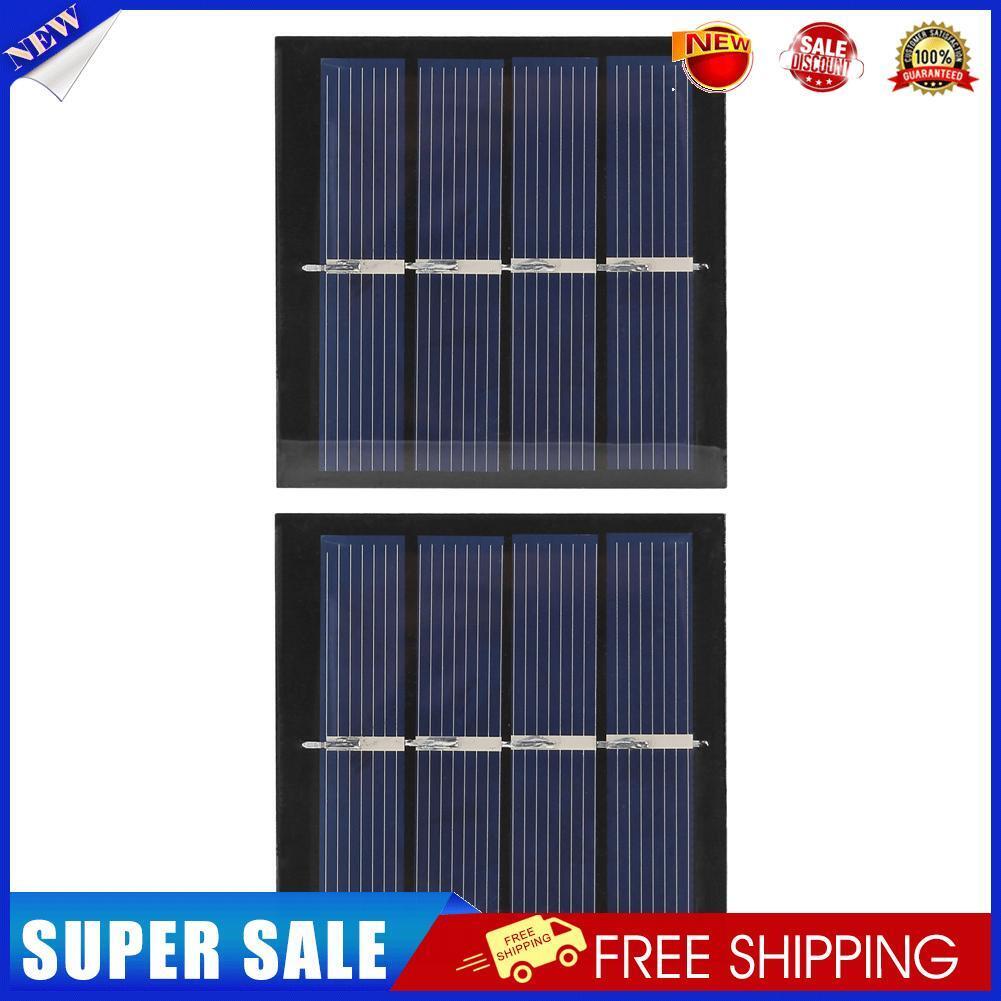 0.45W 2V Solar Panel with 10cm Wires for DIY Battery Phone Charger (2pcs)