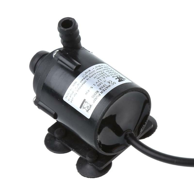 DC 12V Solar Power Hot Circulation Water Pump Aquarium Pond Submersible 200L/H