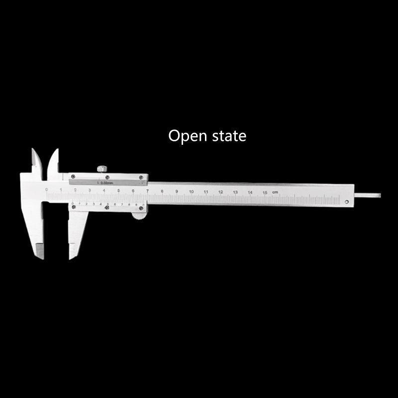 0-150mm / 0-6 Carbon Steel Vernier Caliper Gauge Manual measurement Micrometer